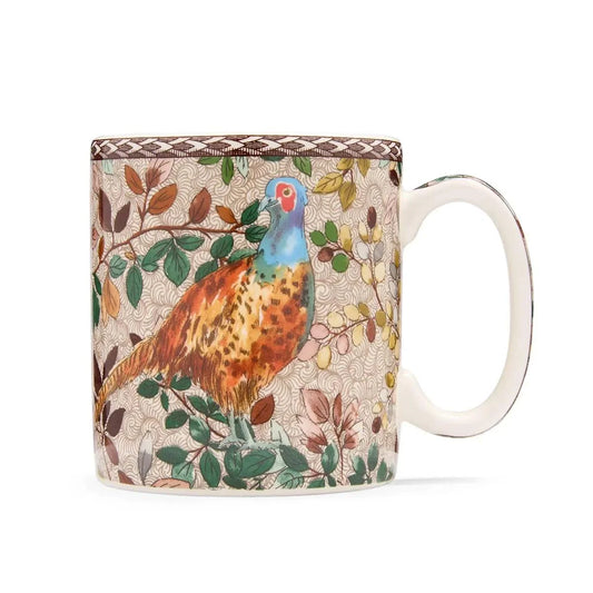 Woodland Accents Mug 9oz, Grey Pheasant