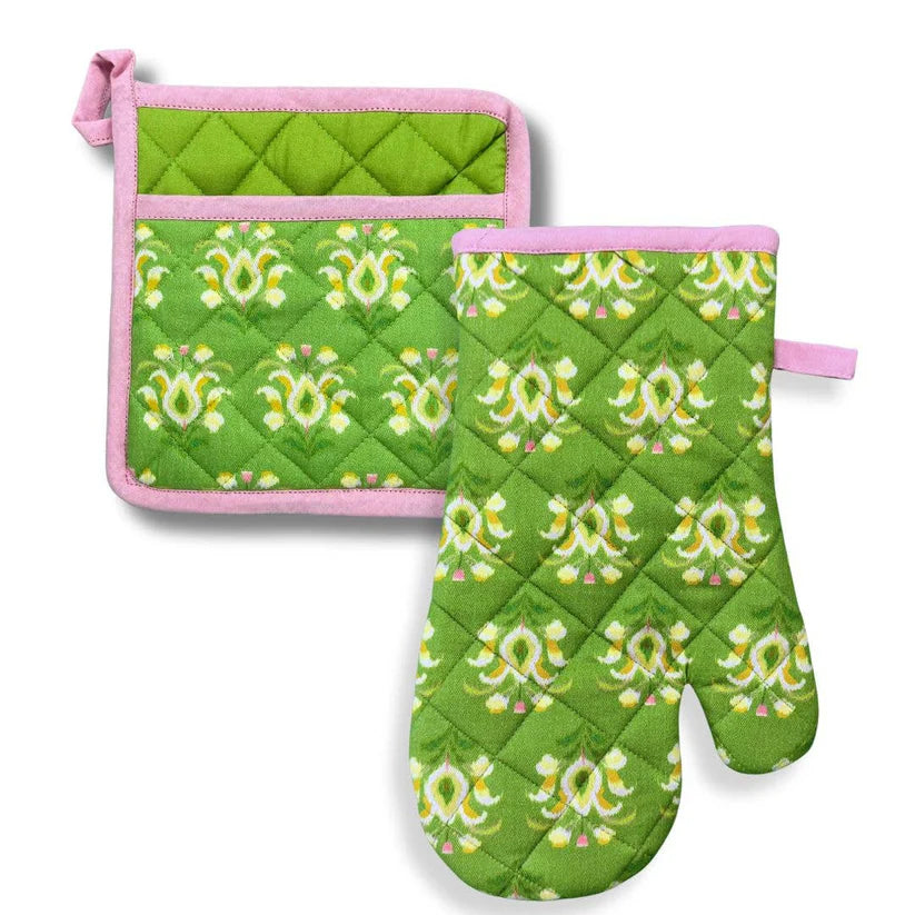 Laura Park Rosemary Meadow Oven Mitt and Pot Holder - Thumbnail 2