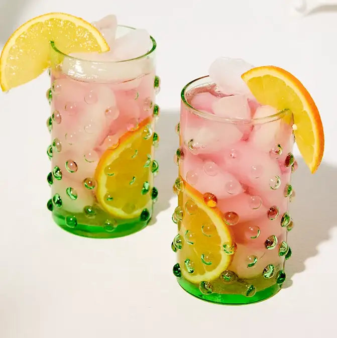 Hi Ball Glass Set, Jade Lime