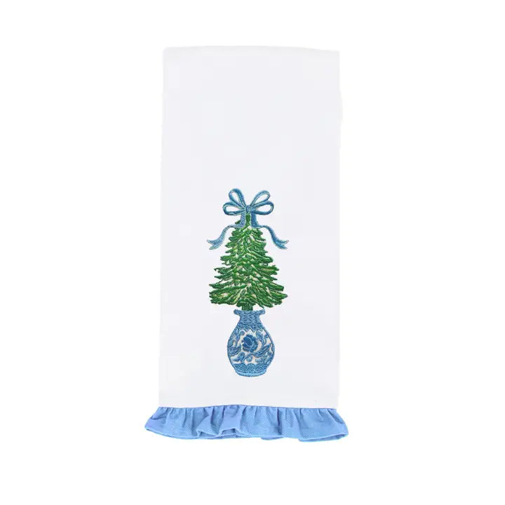 Tea Towel Winter Pines Tree