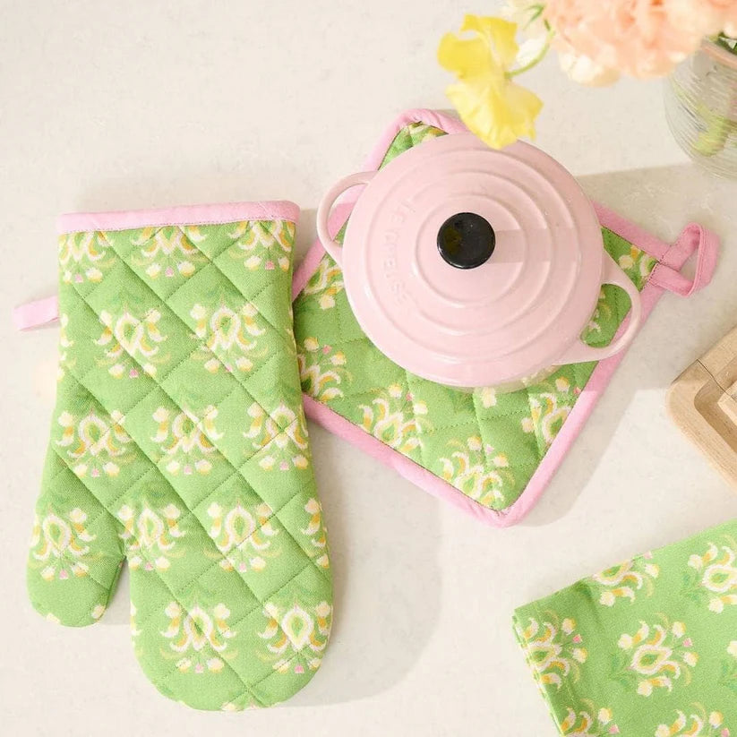 Laura Park Rosemary Meadow Oven Mitt and Pot Holder - Thumbnail 3
