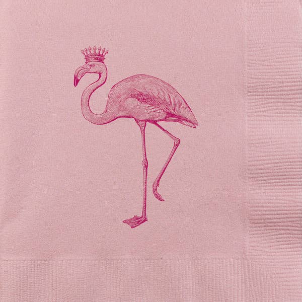 Royal Flamingo Napkins - PINK