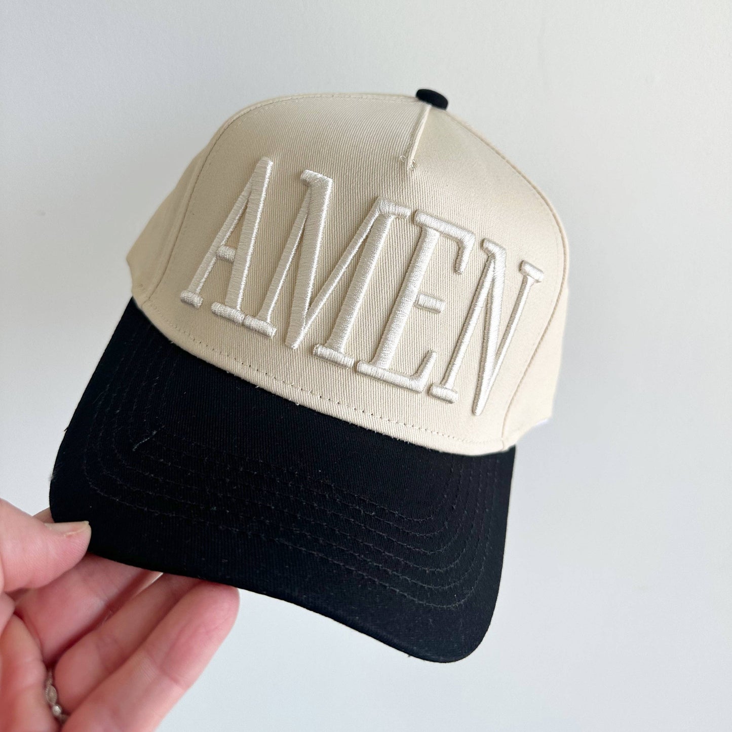 AMEN Monochromatic Vintage Trucker Hat