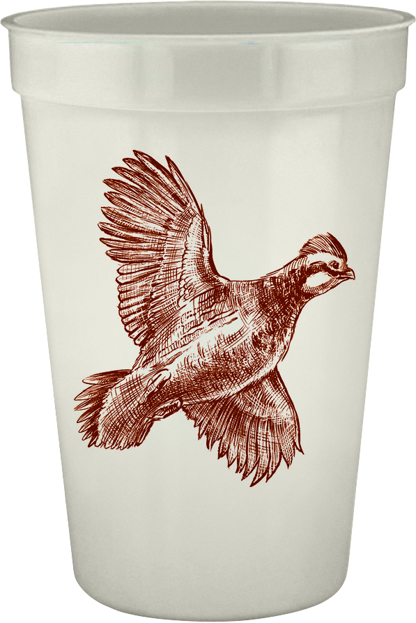 Quail Pearlized 16oz Pearlized Cups