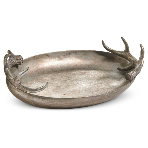 Antler Handled Bowl Silver