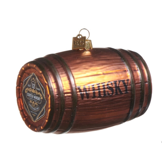 Whiskey Barrel Ornament