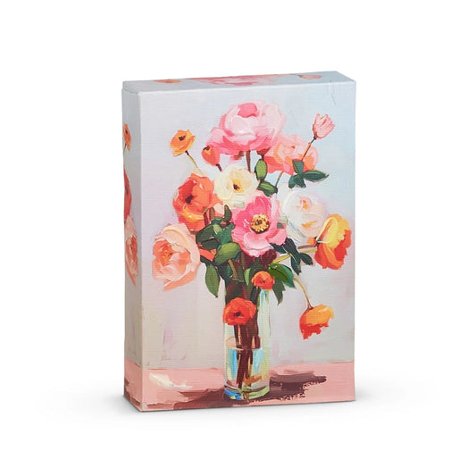 Orange Floral Wall Art