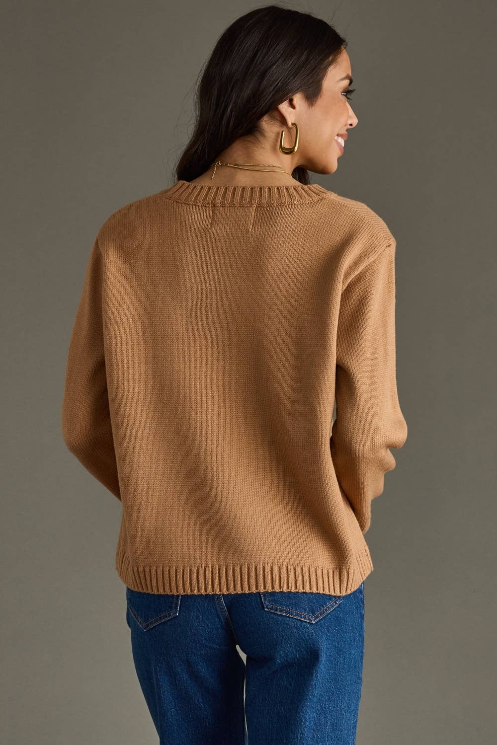 Lt. Brown Coffee Weather Sweater