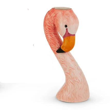 Flamingo Head Vases