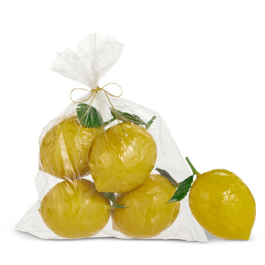 Bag of Paper Mache Lemons