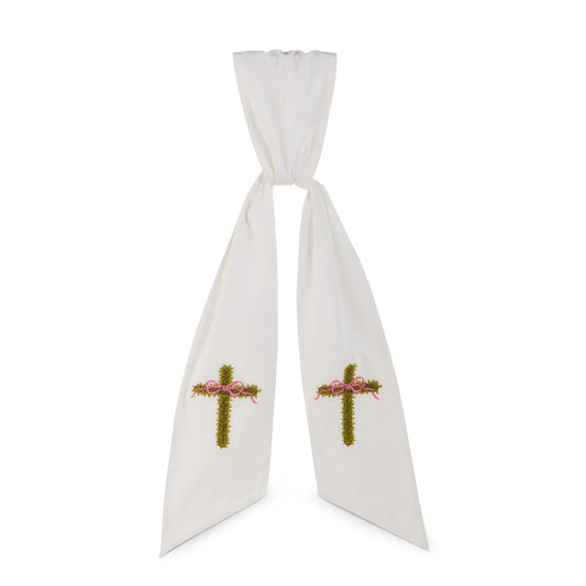 Cross Wreath Sash
