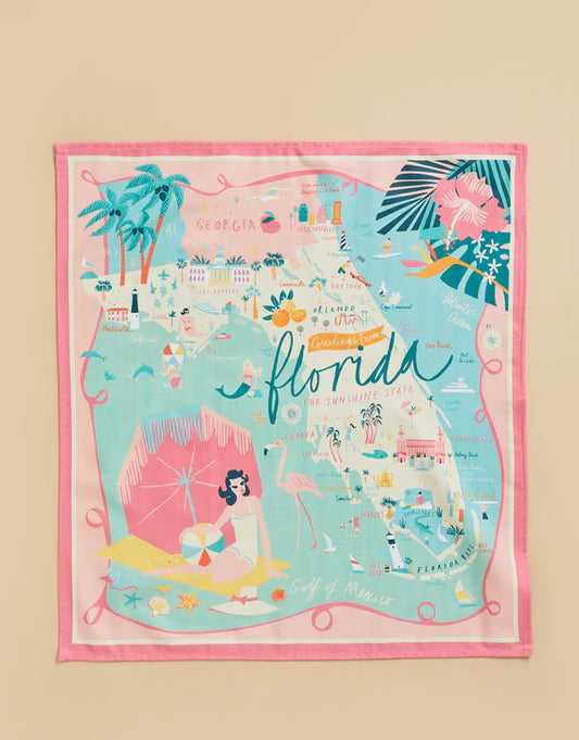 Florida Dish Towel