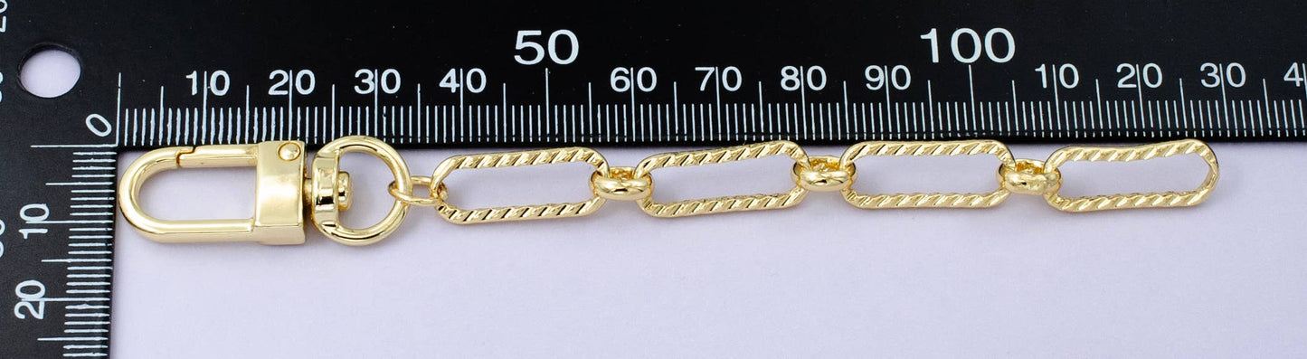 Chunky Cable Purse Chain For Charms