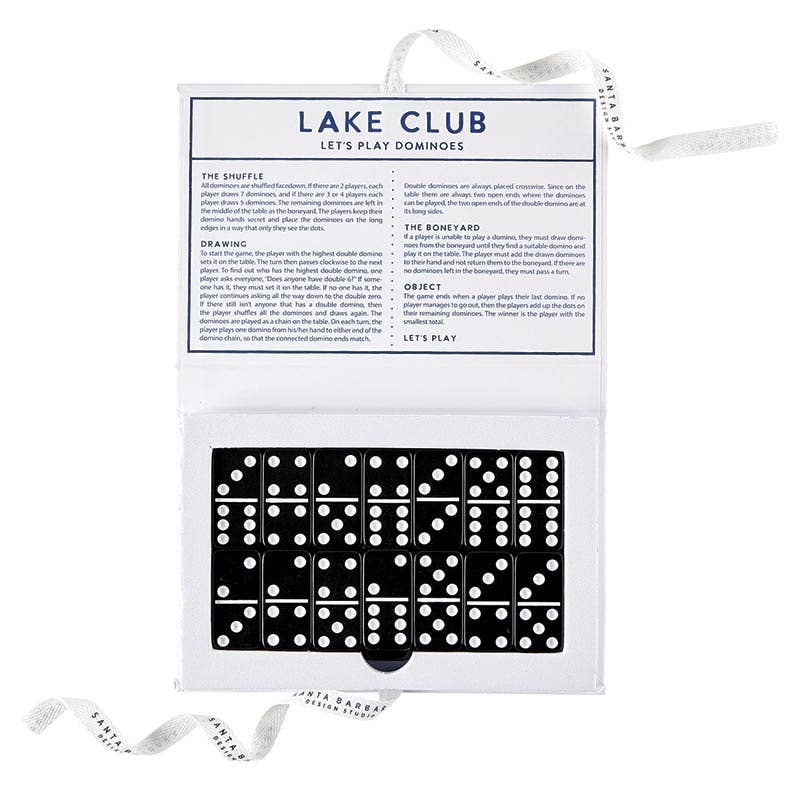 Face to Face Domino Set Book Box - Lake Club