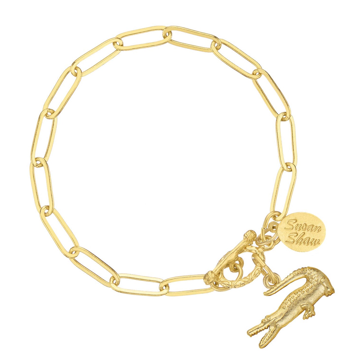 Mini Alligator Paperclip Bracelet