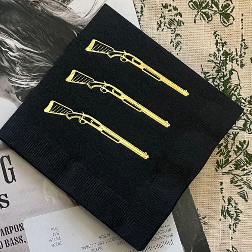 Hunting Hunter | Gold Foil Napkins