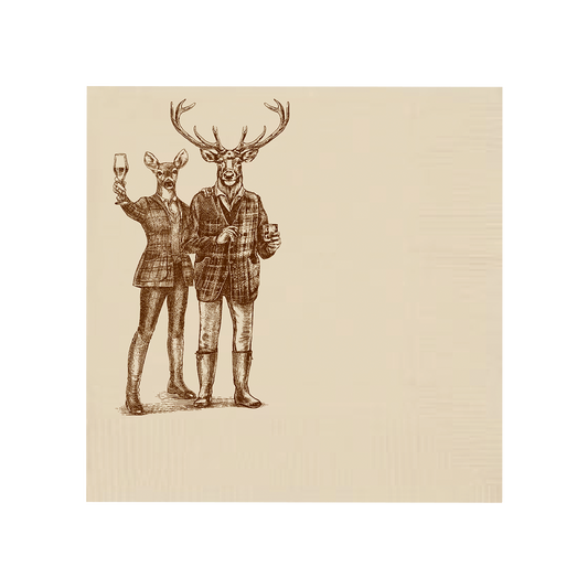 Reindeer Romp Cocktail Napkins