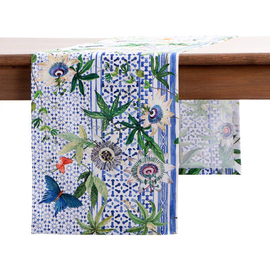 Table Runner - Passiflora: 72" x 14.5"