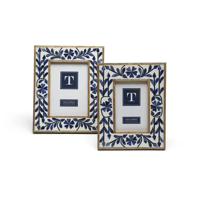 Blue Belle Bone Frame 4x6