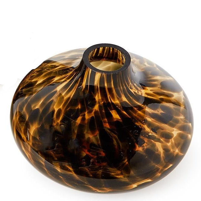 Tortoise Print Vases