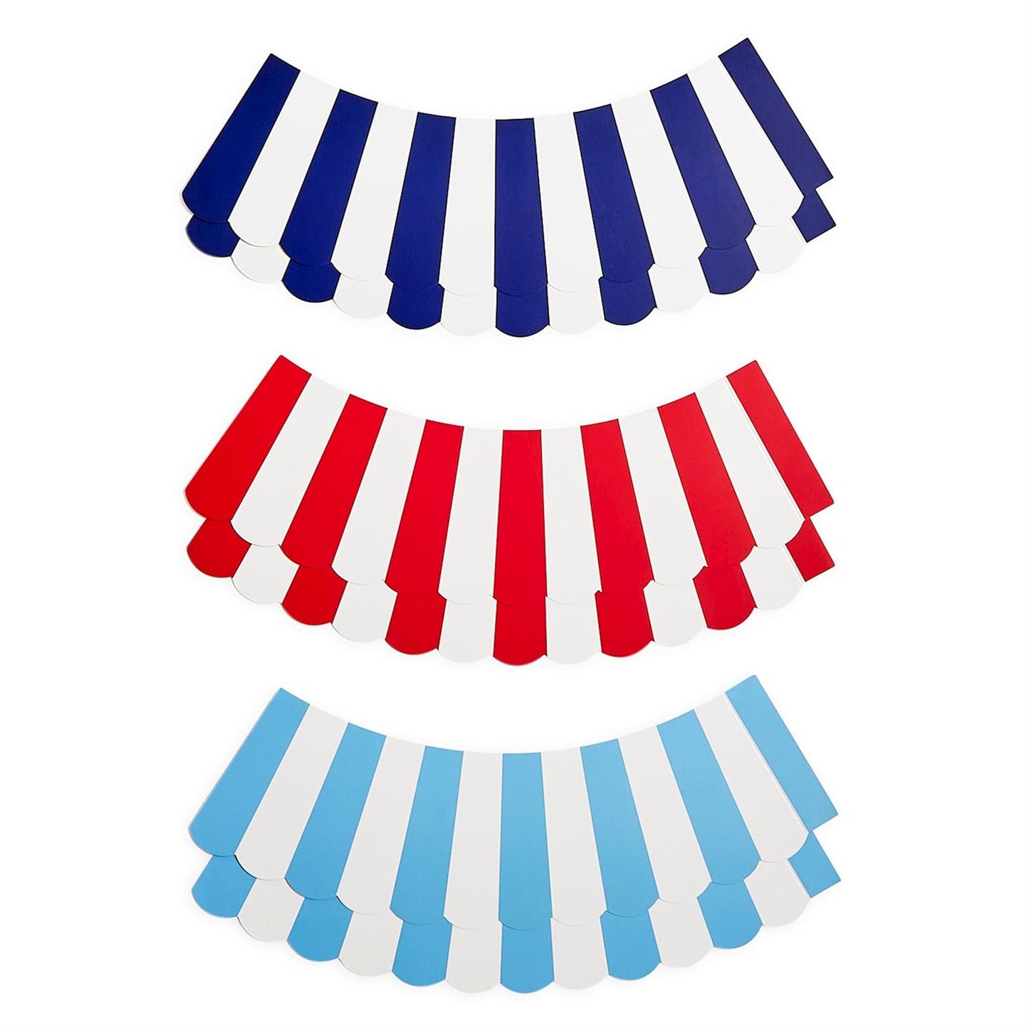 Bold Stripe Decorative Paper Lampshade Covers for LED Lamps