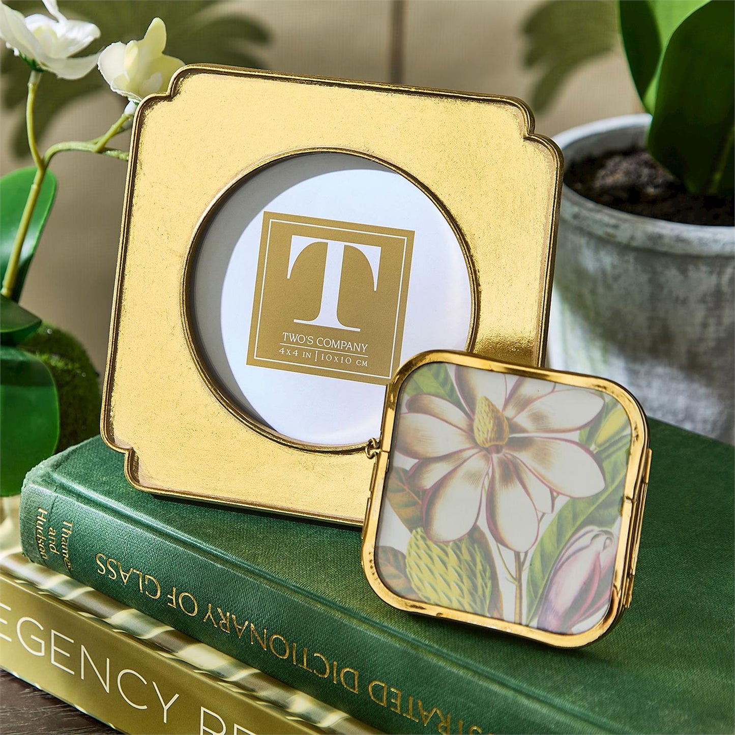 Brass and Glass Mini Metal Frames