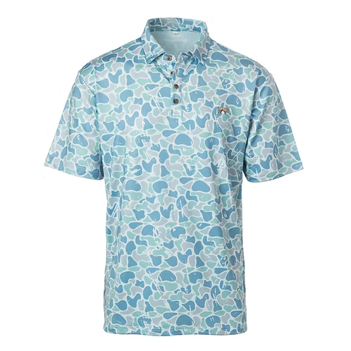 Saltwater Camo Polo
