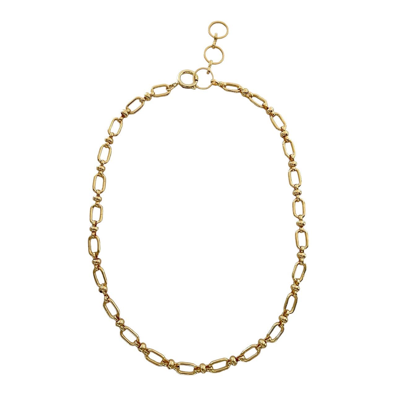 Plain Charm Necklace - Make Your Own: Gold
