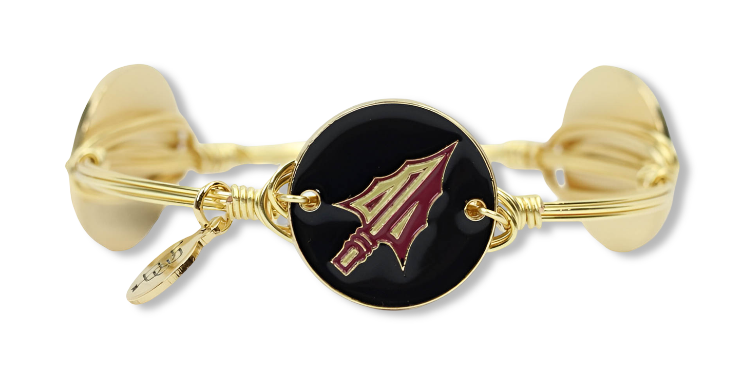 The Florida State Seminoles Spear Bangle Bracelet: Standard