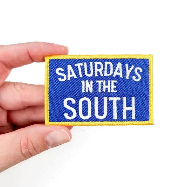 Saturdays in the South Embroidered Iron-On Patch Trucker Hat