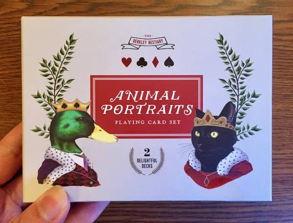 Berkley Bestiary Animal Portraits: Playing Card Set