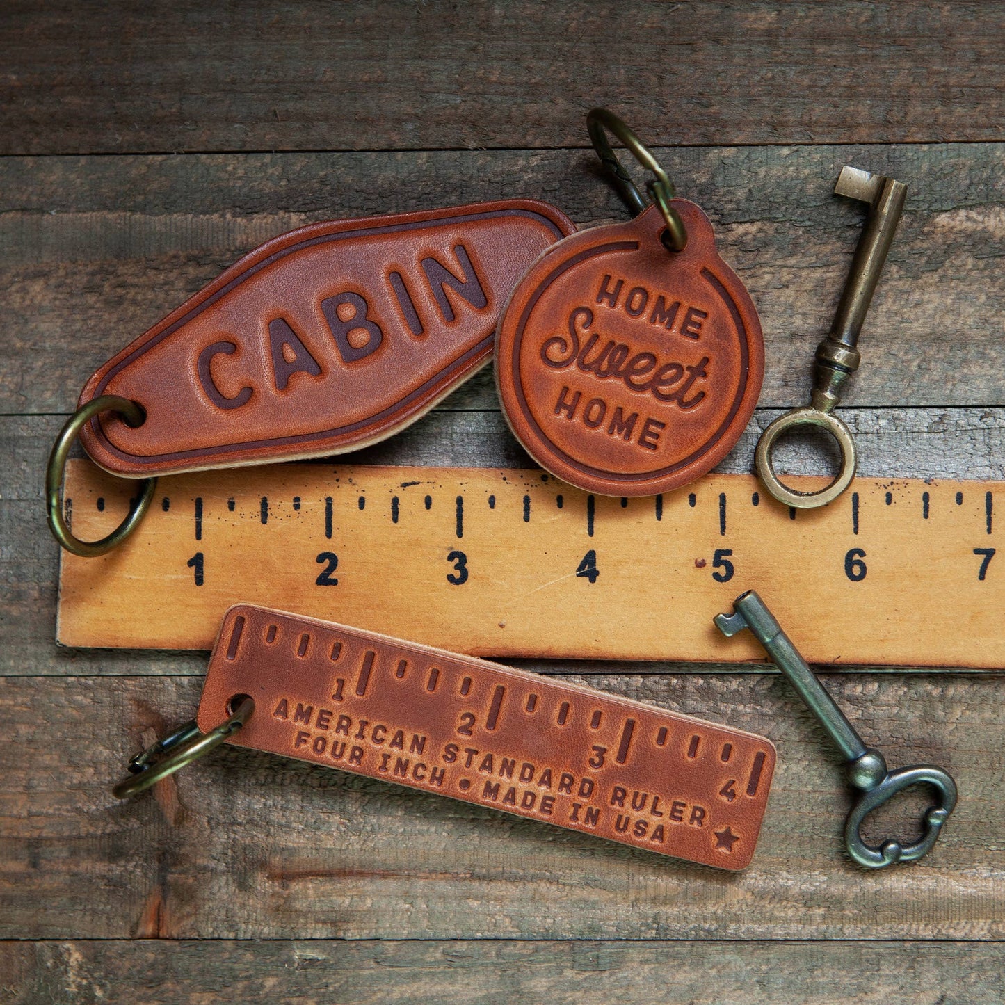 Boat Leather Keychain Motel Style