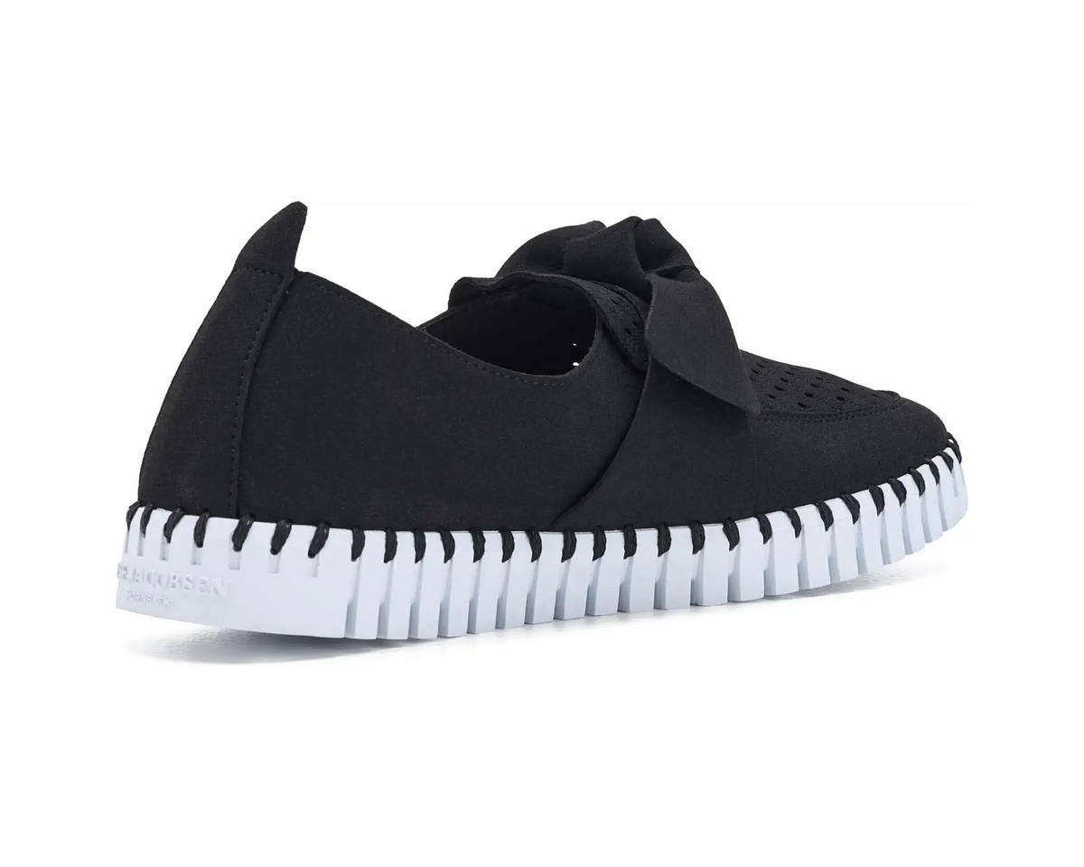 Ilse Jacobsen Tulip Bow Loafer in Black