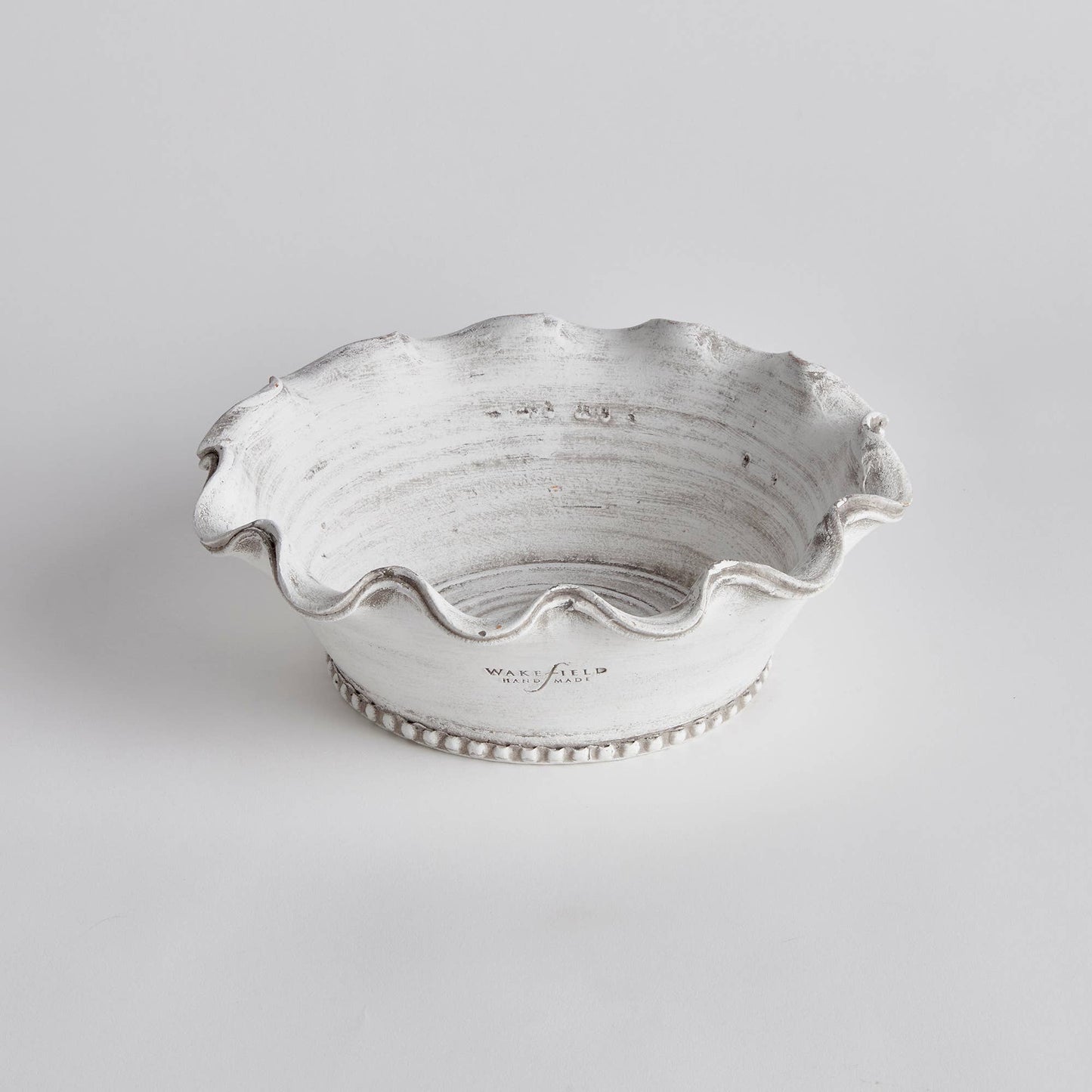Wakefield Handmade Festonee Pot White Ash / Ceramic