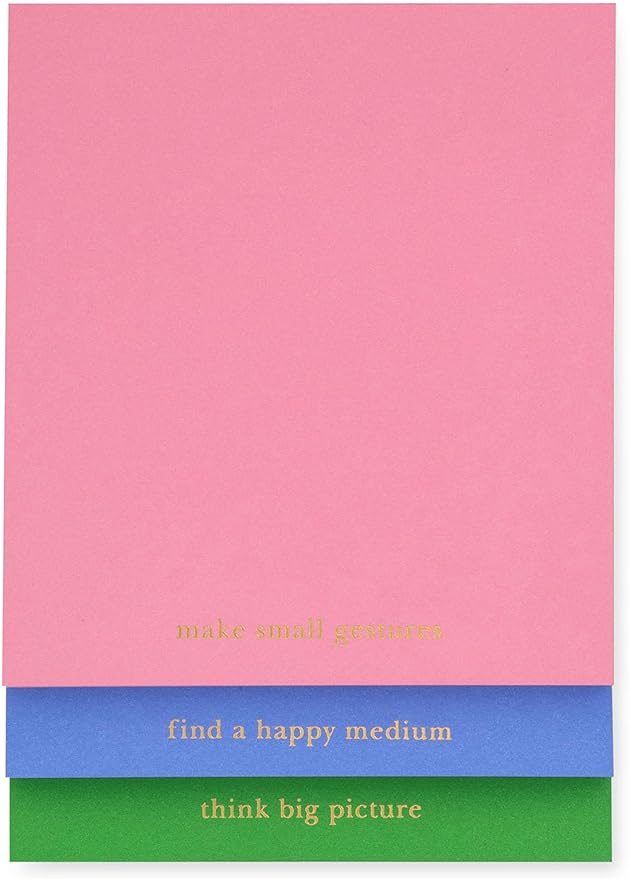 Kate Spade Stacked Notepad, Dream in Color