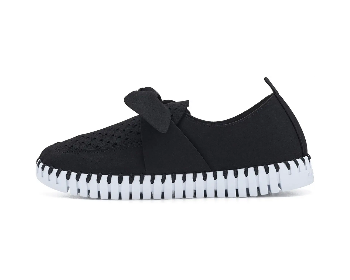 Ilse Jacobsen Tulip Bow Loafer in Black