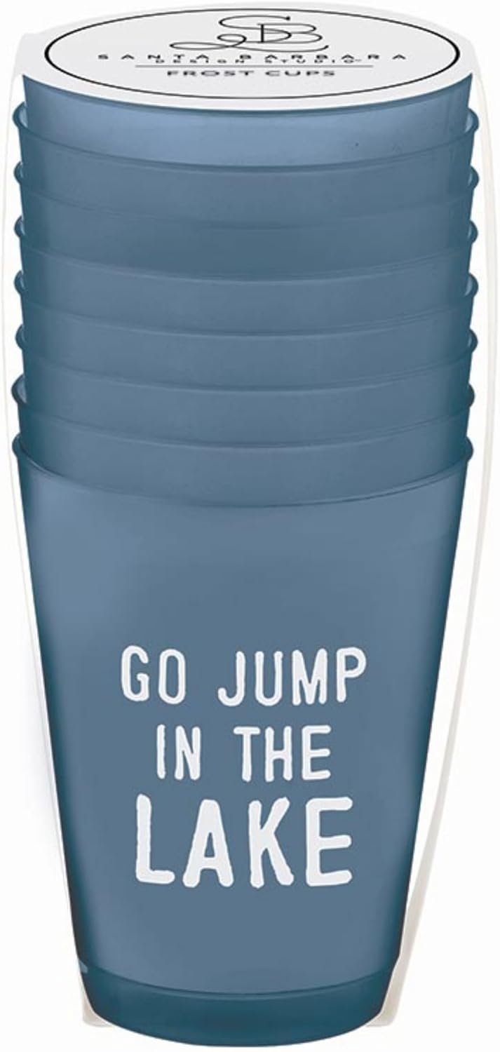 Go Jump In The Lake Reusable BPA-Free Plastic Frost Cups