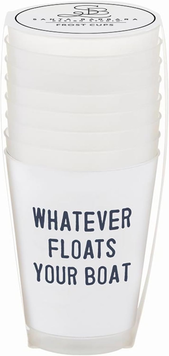 Floats Your Boat Reusable BPA-Free Plastic Frost Cups