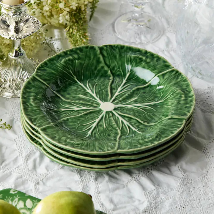 Le Jardin Cabbage 3-D Salad Plate 9in