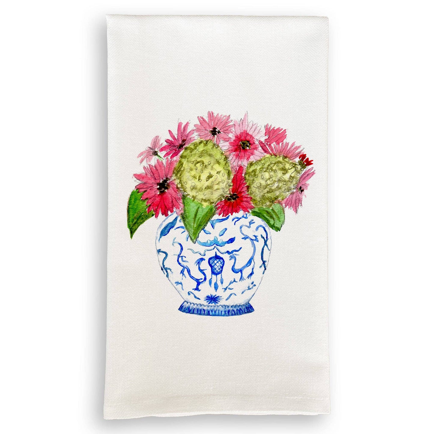 Ginger Jar Bouquet: Dish Towel