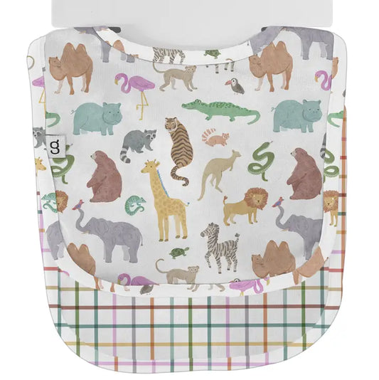 Zoo Crew Animals Bib Set