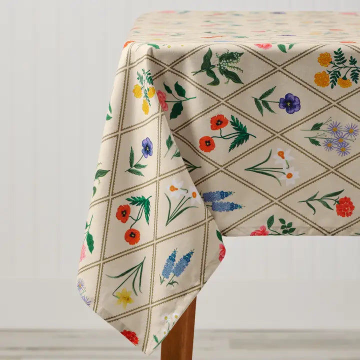 Garden Study Tablecloth - 70 x 108