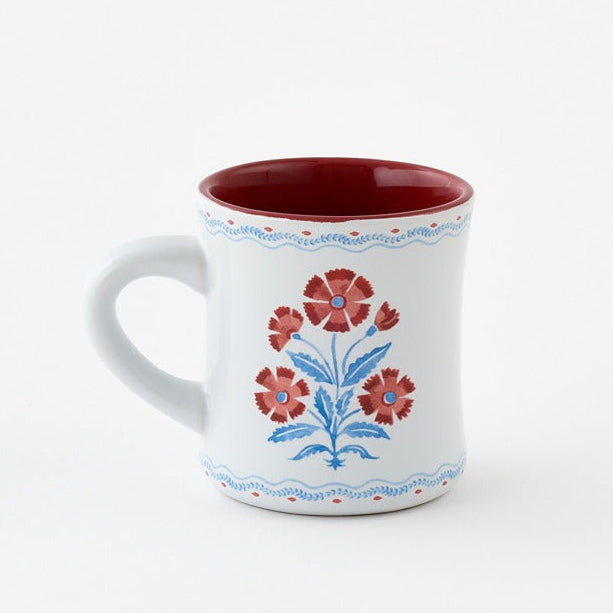 Flower Mug, Ceramic, 4''