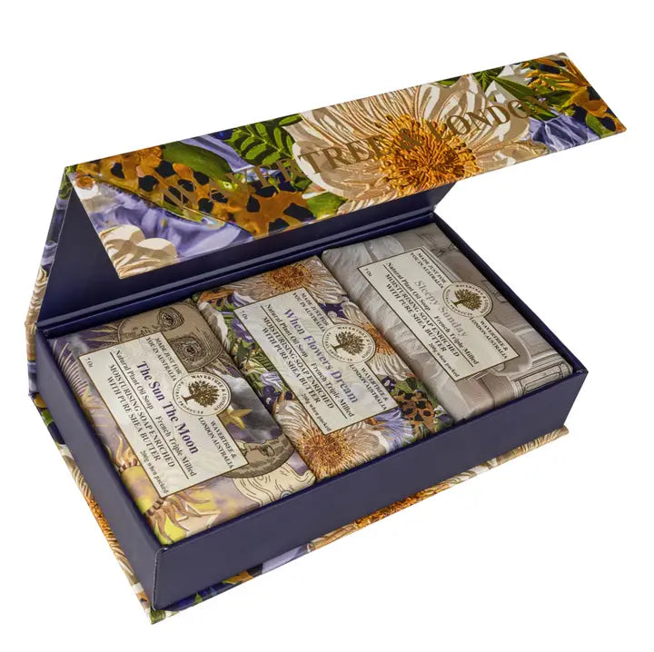 Flower Dreams Trio Soap Bar Gift Set