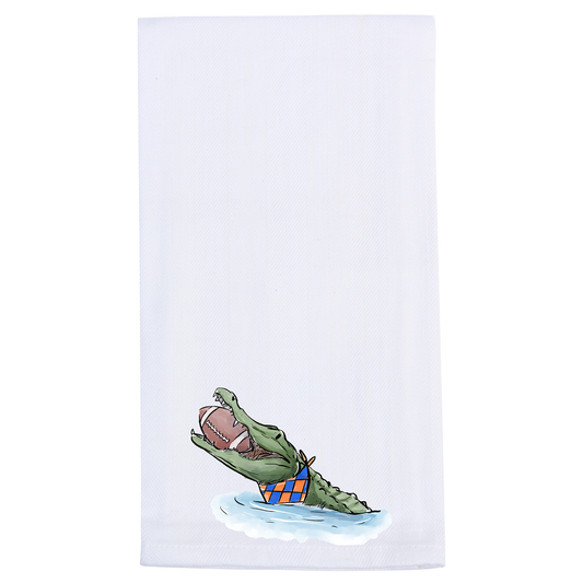 Alligator Head Tea Towel