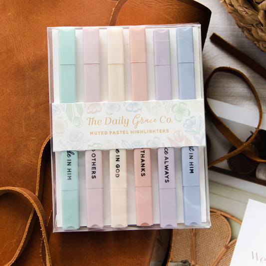 Muted Pastel Bible Study Highlighters