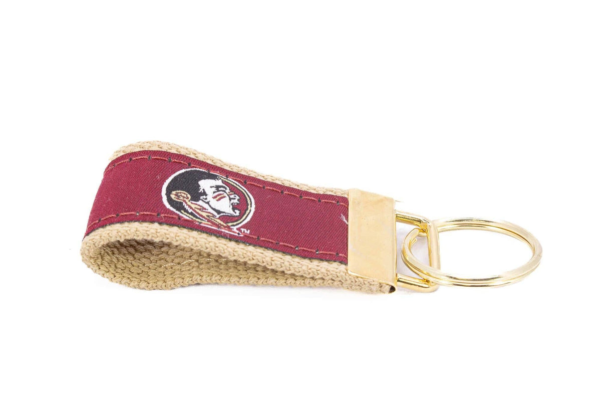 Florida State Seminoles Collegiate Woven Ribbon Key Chain