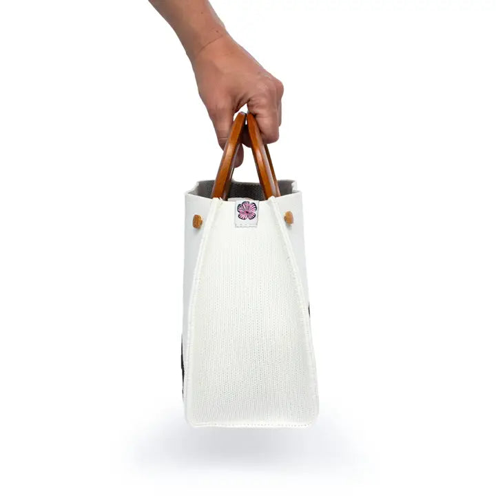 Bonnie Bermuda Bag White/Black