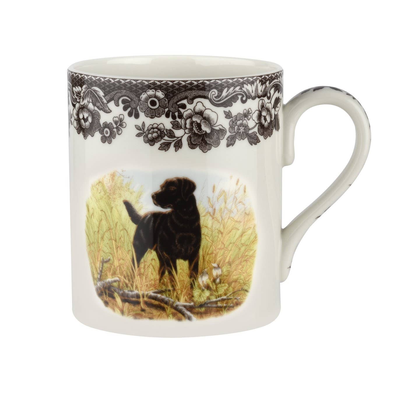 Spode Woodland 16 oz Mug (Black Labrador Retriever)