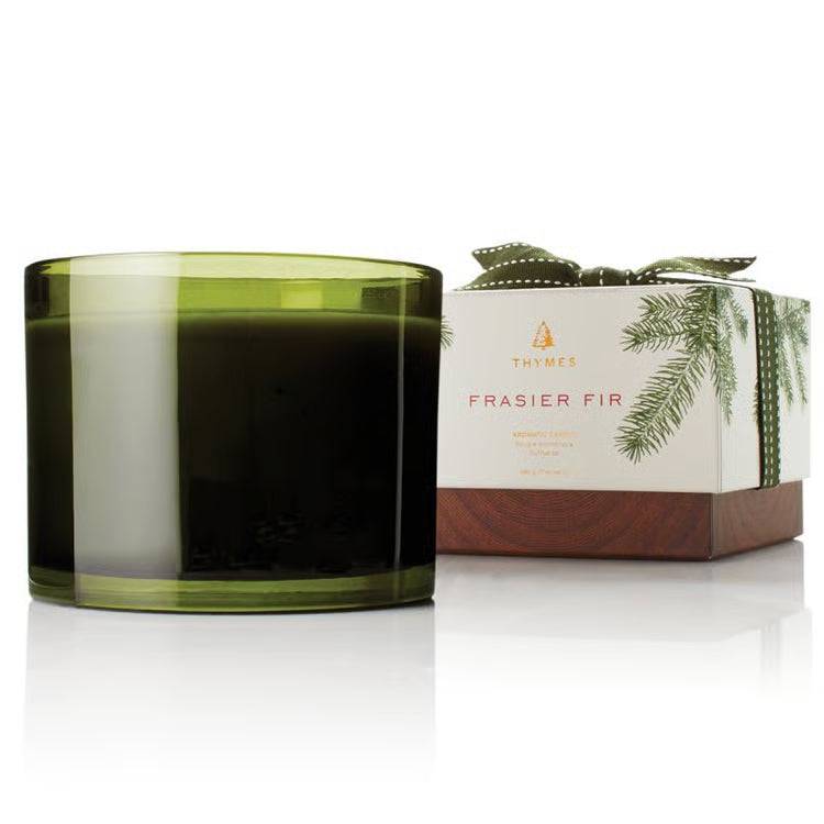 Frasier Fir 17oz Poured Candle 3-wick Green